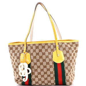 Gucci Large Jolie Web Tote GG Canvas